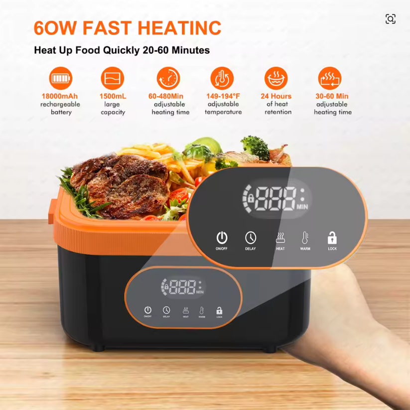 Terra Camp® Portable Cordless Lunch Box