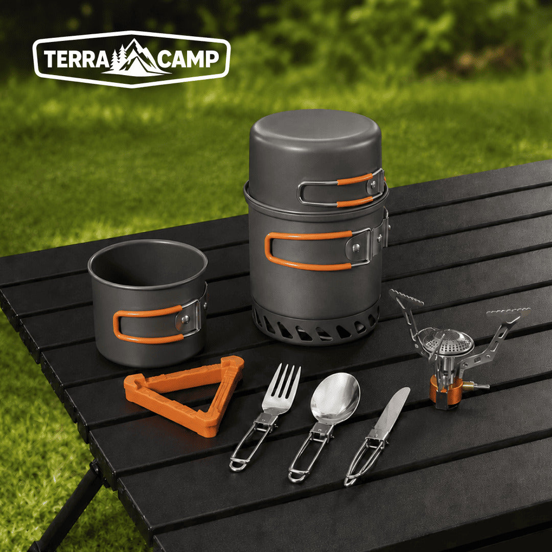 Terra Camp® Portable 1.3L Cooking Set