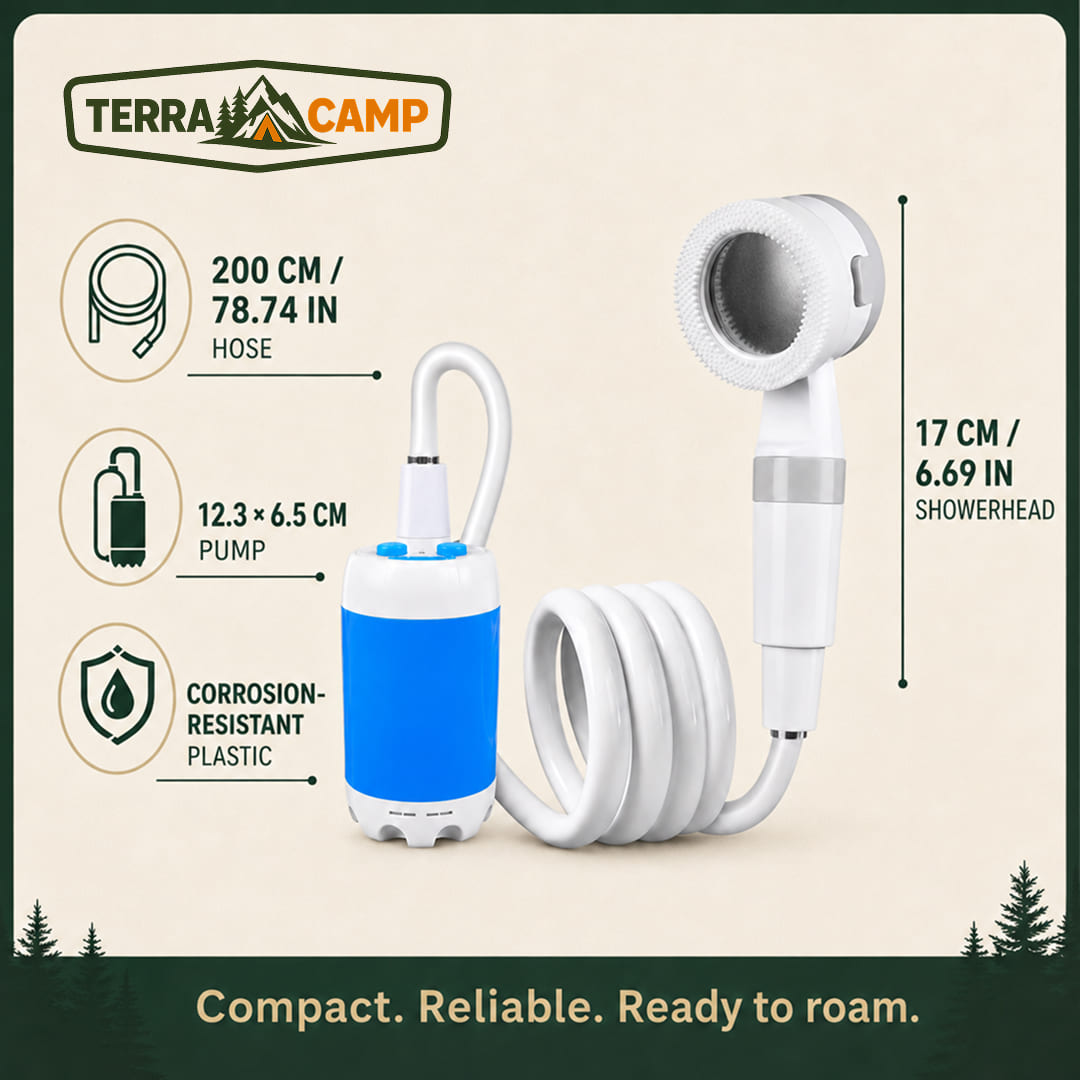 TerraCamp® Portable Camping Shower
