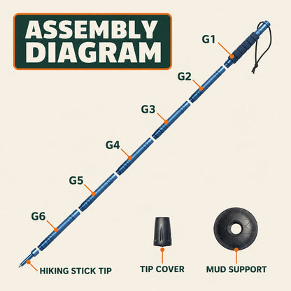 Terra Camp® Tactical Hiking Stick