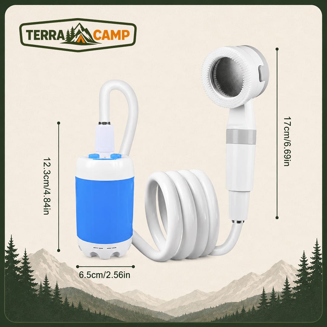 TerraCamp® Portable Camping Shower
