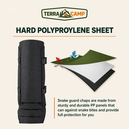 Terra Camp® Snake-Resistant Outdoor Leg Gaiters
