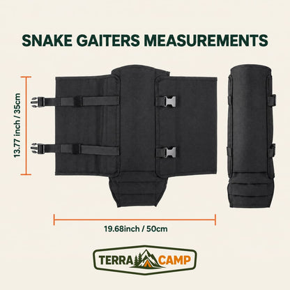Terra Camp® Snake-Resistant Outdoor Leg Gaiters