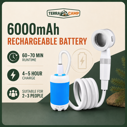 TerraCamp® Portable Camping Shower