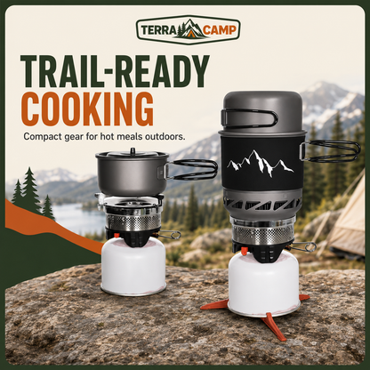 Terra Camp® Portable Gas Cooking Kit